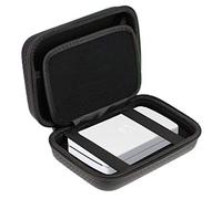 Navitech - Imprimante Photo Portable Étui Housse Solide Noir Compatible avec Lifeprint up Imprimante Photo Portable (Pochette en Filet Compatible avec câble et Le Papier d'impression)