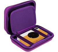 Navitech - Imprimante Photo Portable Étui Housse Solide Violet Compatible avec HP Sprocket Plus Imprimante Photo Portable (Pochette en Filet Compatible avec câble et Le Papier d'impression)