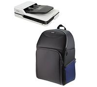 Navitech Noir + Bleu Portable Mobile Scanner Housse de transport / Sac à dos compatible avec HP ScanJet Enterprise Flow 5000 s4