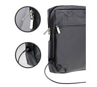 Navitech Noir Contrôleur DJ Housse/Sac Compatible avec Novation Pair of Dicer