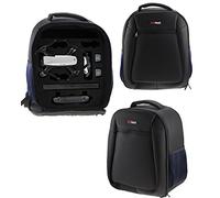 Navitech Noir et Bleu Sac à Dos Sacoche Housse imperméable à l'eau Compatible avec DJI Spark Fly More Combo