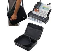 Navitech Noir Hard A4 Portable/Mobile Scanner Housse de Transport Compatible avecCanon imageFORMULA P-215II