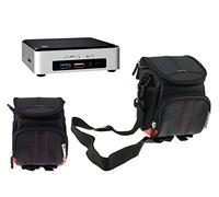 Navitech Noir Portable/Mobile/Mini PC Housse de Transport Compatible avec Gigabyte Brix