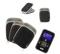 Navitech - Noir Résistant à l'eau Dure Housse de Protection en pour Les baladeurs FM Radio/Audio numérique tel Que Sangean DT-250