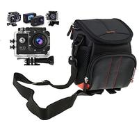 Navitech Noir Sacoche Petit/étui/Compatible avec VicTsing 2.0 inch Full HD WiFi Action Camera