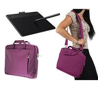 Navitech Petit Violet Graphique Tablette Cas/Sac Compatible avec Wacom Intuos Photo (CTH490PK)