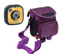 Navitech projecteur Portable de Protection Violet de Poche de Poche Mallette et Sac de Voyage Compatible avec VTech KidiZoom Action Cam