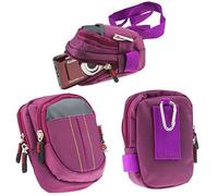 Navitech Sac Compatible avec Appareil Photo numérique Violet Compatible avec Canon IXUS 285 Compact Camera with 3 inch LCD Screen