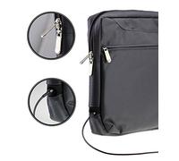 Navitech Sac de Transport Noir Ordinateur Compatible avec HP Spectre x360 15-inch (2018)