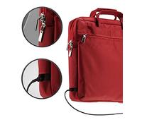 Navitech Sac de Transport Rouge Ordinateur Compatible avec Acer Nitro 5 Spin (2018)