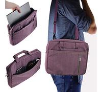 Navitech Sac de Transport Violet Ordinateur Compatible avec Dell Inspiron 15 7000 2 in 1 / Dell Latitide 7400 2 in1 14" / Dell Latitude 13 3300 13.3" / Dell XPS 13 + XPS 13 2in1