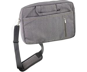 Navitech Sac de voyage gris élégant résistant à l'eau - Compatible avec lecteur DVD portable Denver MTW1098 10"