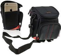 Navitech Sac De Voyage pour étui De Protection pour Jumelles Noir - Compatible avec Le LAKWAR 60x-120x Mini Pocket Microscope