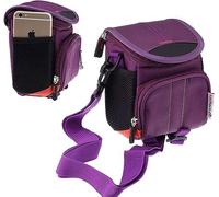 Navitech Sac De Voyage pour étui De Protection pour Jumelles Violet - Compatible avec Le K&F Concept 8x21 Compact Jumelles