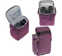 Navitech Sac De Voyage pour étui De Protection pour Jumelles Violet - Compatible avec Le Nikon Stabilized 12x25 Jumelles