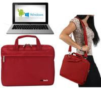 Navitech Sacoche de Transport Rouge Compatible avec ASUS Transformer Book Duet TD300 / ASUS Transformer Book 2 Trio TX201 / ASUS X102