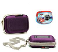 Navitech Violet résistant à l'eau Housse de la caméra Dur Compatible avec Lexibook Disney Cars Camera - 1.3MP