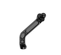 Navna 2. Support de rétroviseur de moto en aluminium de 17 mm avec support réglable pour téléphone de moto. Adaptateur en aluminium