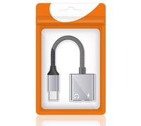 Navna Adaptateur de charge portable de type C avec boîtier en métal avec suppression du bruit pour appareils intelligents Adaptateur USB C