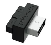 Navna Adaptateurs USB 3.0 en métal ABS haute durabilité convertissant 19 broches 20 broches en type E pour une vitesse de données rapide, des configurations faciles, transfert de données facteur de