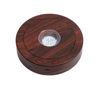 Navna Base éclairée en ABS incassable avec modes d'éclairage réglables, accessoire avec sources d'alimentation USB à des fins d'affichage, accessoires d'éclairage de dîner romantique