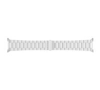 Navna Bracelet de montre connectée à trois perles en acier, unisexe et | Sangles de rechange unisexes, design anti-rayures, acier robuste, compatible avec salle de sport, installation élégante