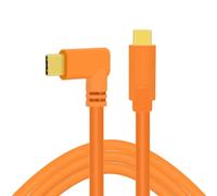 Navna Câble pour appareil photo avec importation de fichiers USB, type C | Tether Studio Cordon, gaine en PVC, cordon de données de flux de travail finition or