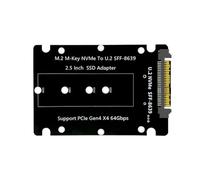 Navna Carte adaptateur PCIe vers SFF 8639 U.2 pour disque PCIe NVMe avec installation sans outil et dissipation de la chaleur Adaptateur d'installation sans outil