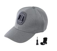 Navna Casquette de baseball avec support de caméra pour caméras d'action, compatible avec SJCAM, chapeau de montage de tête, casquette de baseball pour appareil photo, accessoire essentiel pour les