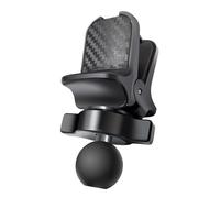 Navna Clip pour grille d'aération de voiture - Tête sphérique de 17 mm - Pour prise de courant - Support de fixation pour téléphone portable - Clips d'aération de voiture