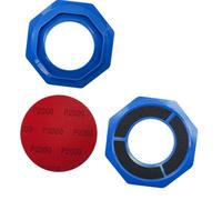 Navna Coussin universel en papier abrasif pour boules de bowling - Changez rapidement la base de ponçage de boule de bowling avec support adhésif puissant - Changez rapidement le tampon de ponçage