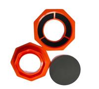 Navna Coussin universel en papier abrasif pour boules de bowling - Changez rapidement la base de ponçage de boule de bowling avec support adhésif puissant - Changez rapidement le tampon de ponçage