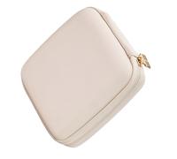 Navna Élégant étui de rangement carré en cuir pour boucles d'oreilles, colliers et décoration d'intérieur