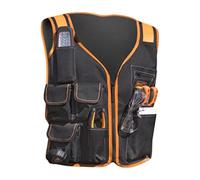 Navna Gilet de travail de sécurité - Kit d'entretien - Gilet multi-poches en Tissu Oxford avec porte-outils multi-poches - Noir
