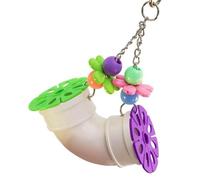 Navna Jouet interactif à suspendre pour perroquets - Accessoires de cage à souris - Puzzle pour fiançailles et réduction de l'anxiété chez les oiseaux - Facile à installer - Acrylique à mâcher