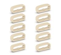 Navna Lot de 10 attaches de rechange en silicone pour montre connectée 18 mm/20 mm/22 mm