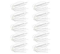 Navna Lot de 10 leurres de pêche souples de rechange haute densité pour la pêche dans divers types d'appâts