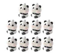 Navna Lot de 10 pendentifs d'animaux floqués faits à la main - Accessoires de fabrication de bijoux pour bijoux et porte-clés, taille unique, Comme décrit, Comme décrit.