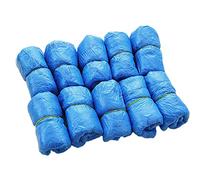 Navna Lot de 100 couvre-bottes imperméables en plastique jetables