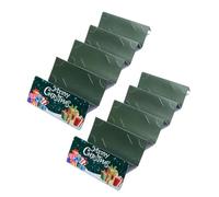 Navna Lot de 2 pochettes de rangement recyclables à 10 emplacements pour espèces de Noël