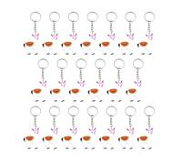 Navna Lot de 20 anneaux en PVC pour sac en forme d'alpagas - Accessoire unique - Fournitures de fête pour cadeaux et décorations
