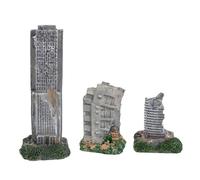 Navna Lot de 3 décorations créatives en résine pour aquarium, cachettes de poissons, décoration de paysage d'aquarium