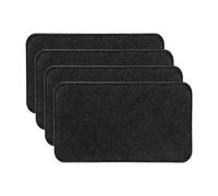 Navna Lot de 4 coussinets en feutre pour sac à dos - Insert renforcé - Avec coins arrondis - Installation rapide, multicolore, One Size