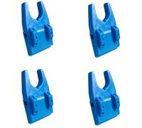 Navna Lot de 4 supports de canne à pêche imperméables doux et confortables pour quai, jetée, utilisation en eau salée