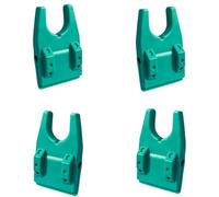 Navna Lot de 4 supports de canne à pêche imperméables doux et confortables pour quai, jetée, utilisation en eau salée