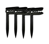 Navna Lot de 4 supports de serviette de plage légers pour extérieur, piquets d'ancrage, support de tapis de plage, outil de camping en plein air, facile à utiliser, pince à serviette coupe-vent