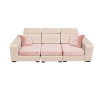 Navna Lot de 5 housses de canapé confortables en polyester pour rénovation de la maison Comprend 2 housses de coussin, faciles à installer