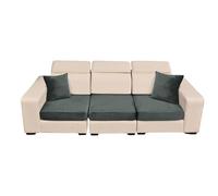 Navna Lot de 5 housses de canapé confortables en polyester pour rénovation de la maison Comprend 2 housses de coussin, faciles à installer