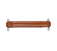 Navna Mallette de transport en cuir synthétique Marron | Sangle avec anneaux d'extrémité en métal pour projets d'atelier de réparation d'armoires