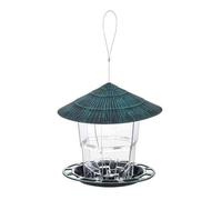 Navna Mangeoire à oiseaux à suspendre en ABS - Structure étanche - Idéale pour le jardin, le balcon, la terrasse, les amateurs d'oiseaux, la faune et la faune